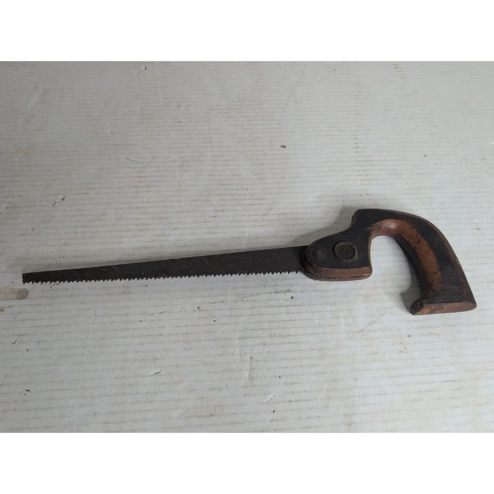 VINTAGE DISSTON Philadelphia KEYHOLE Wood Handle HAND SAW